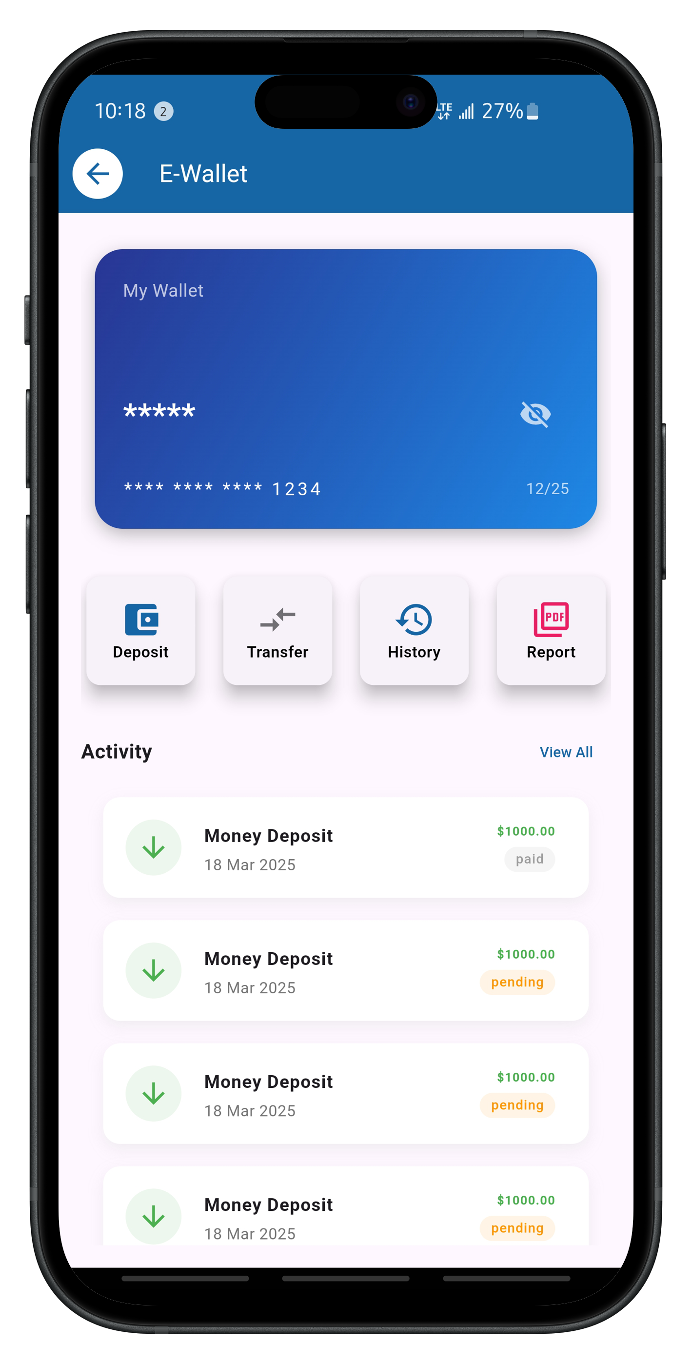 Premium Bus Interior